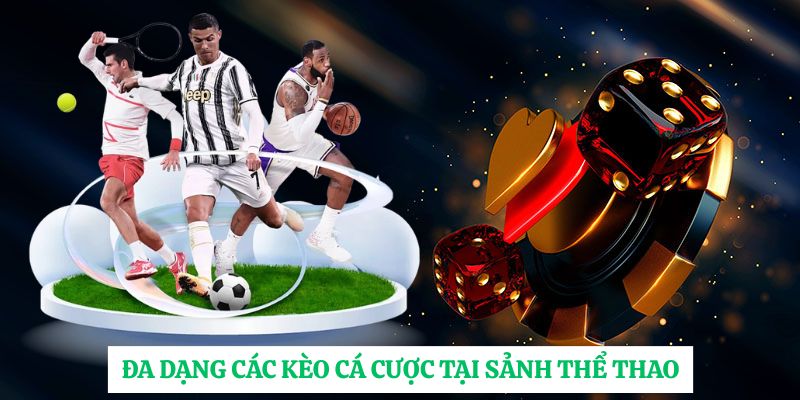 Đa dạng các kèo cá cược tại sảnh thể thao